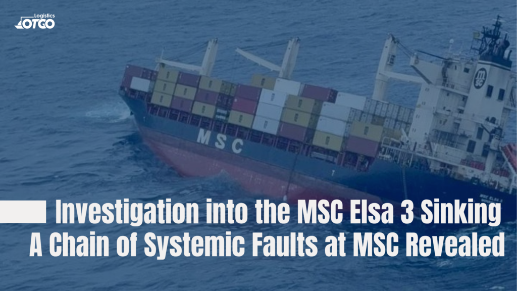 MSC Elsa 3 Sinks